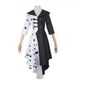 Γυναικεία στολή Κρουέλας Ασύμετρη