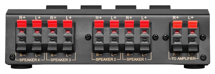 GOOBAY switch 4 σετ ηχείων 11934, έως 200W, μαύρο - Image 2