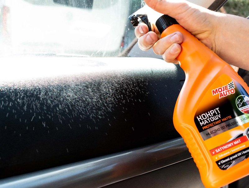 MOJE AUTO σπρέι καθαρισμού/προστασίας πλαστικών 19-002, matte, 750ml - Image 2