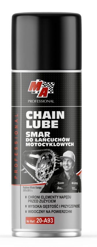 MA PROFESSIONAL σπρέι λίπανσης αλυσίδων μοτοσυκλέτας 20-A93, 400ml