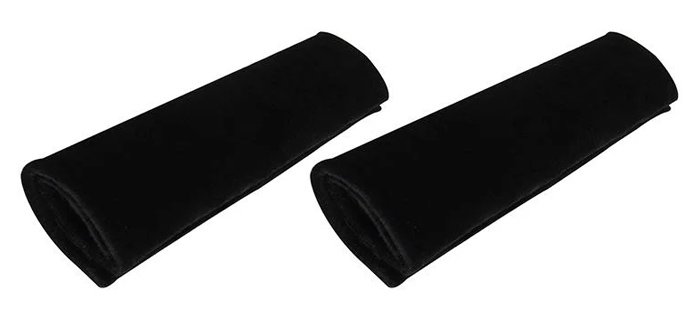 PROPLUS μαξιλαράκια ζώνης αυτοκινήτου 210240, μαύρα, 2τμχ