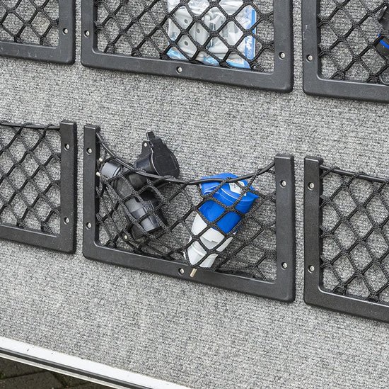 PROPLUS θήκη πορτμπαγκάζ αυτοκινήτου 230072, δίχτυ, 16.9x30.2cm, μαύρη - Image 2