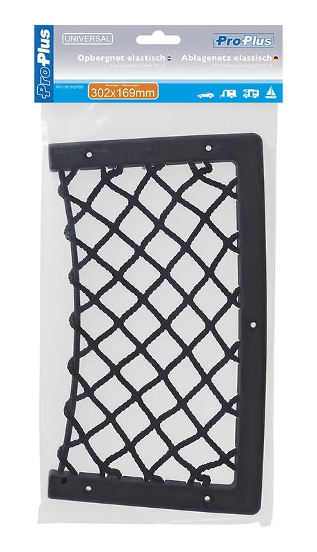 PROPLUS θήκη πορτμπαγκάζ αυτοκινήτου 230072, δίχτυ, 16.9x30.2cm, μαύρη - Image 5