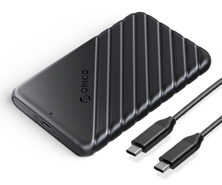 ORICO θήκη για 2.5" SATA HDD/SSD 25PW1C-C3, 5Gbps, μαύρη