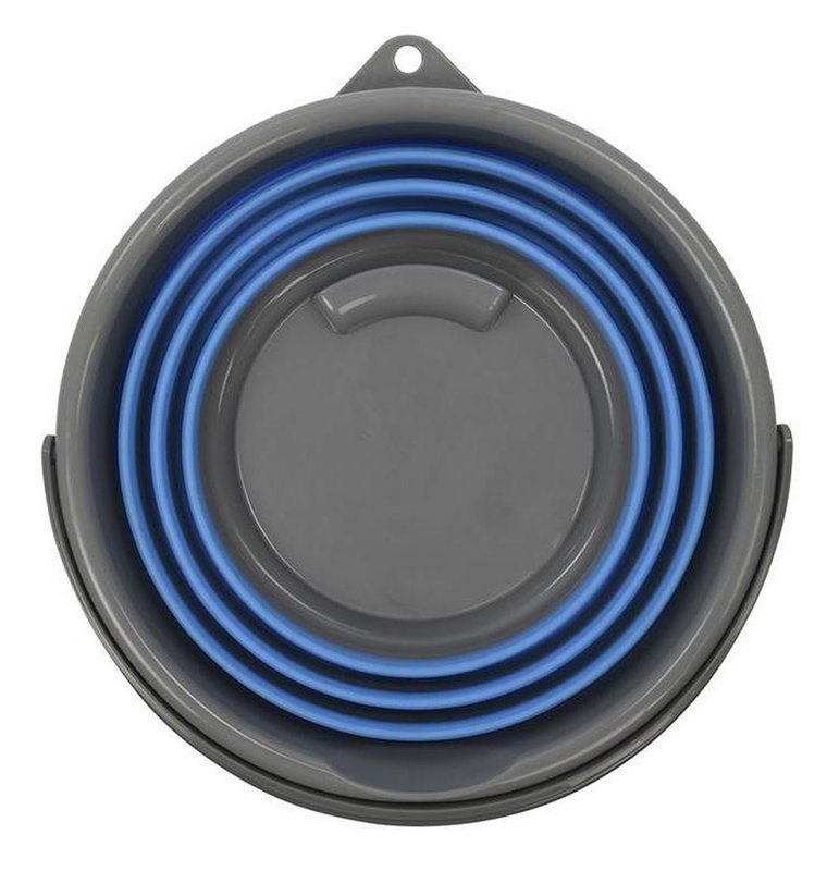 PROPLUS πτυσσόμενος κάδος 370307, 10L, μπλε/γκρι - Image 3