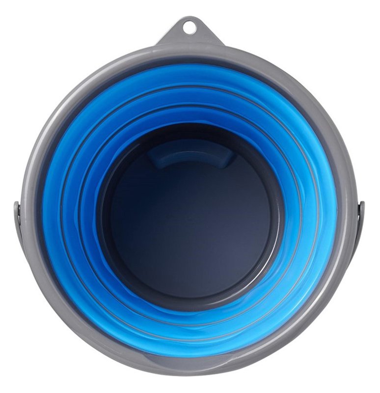 PROPLUS πτυσσόμενος κάδος 370307, 10L, μπλε/γκρι - Image 4