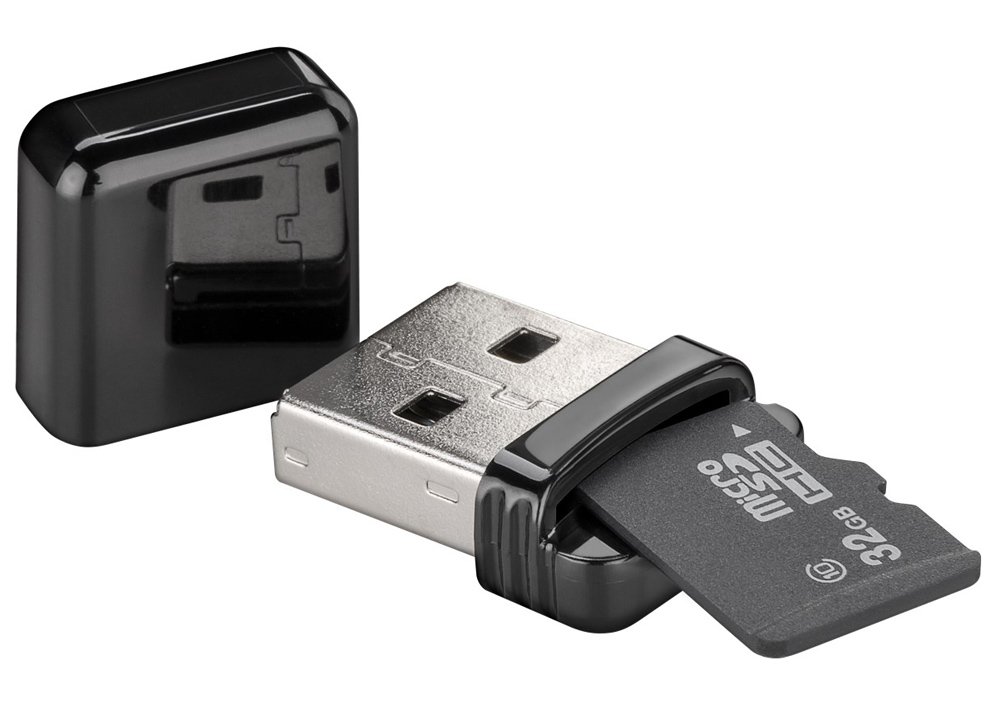 GOOBAY card reader 38656 για micro SD κάρτα μνήμης, 480 Mbps, μαύρο - Image 2