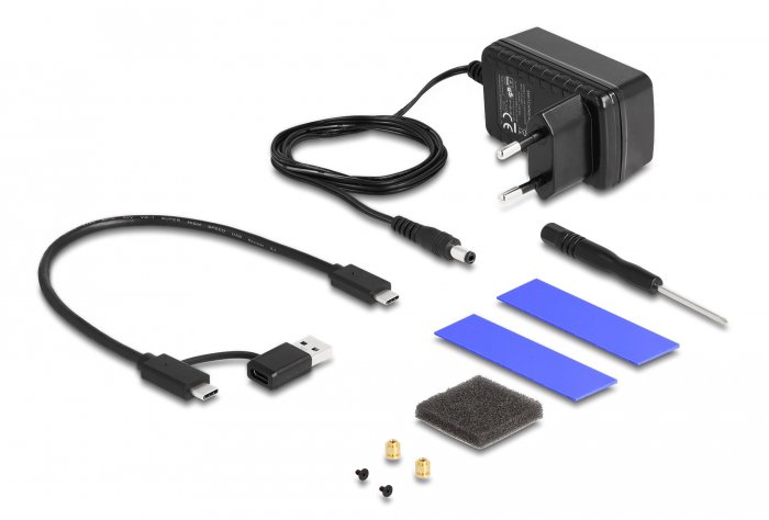 DELOCK θήκη M.2 NVMe & SATA SSD/HDD 42020, 10Gbps, λειτουργία κλώνου - Image 3