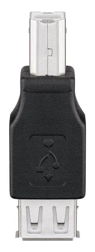 GOOBAY αντάπτορας USB σε USB Type B 50291, θηλυκό σε αρσενικό, μαύρος