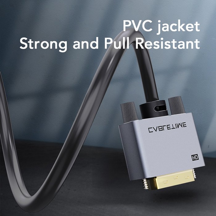 CABLETIME καλώδιο HDMI σε DVI PH241G, 1080p/60Hz, 1m, μαύρο - Image 3