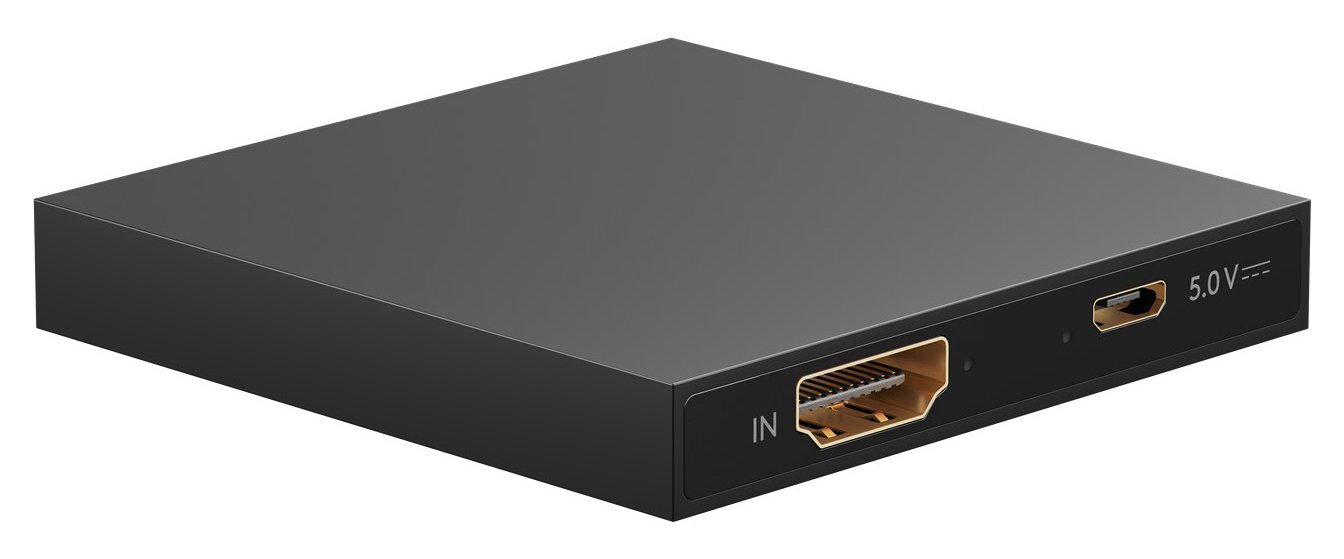 GOOBAY HDMI splitter 58480, 2 σε 1, 4K/30Hz, μαύρο