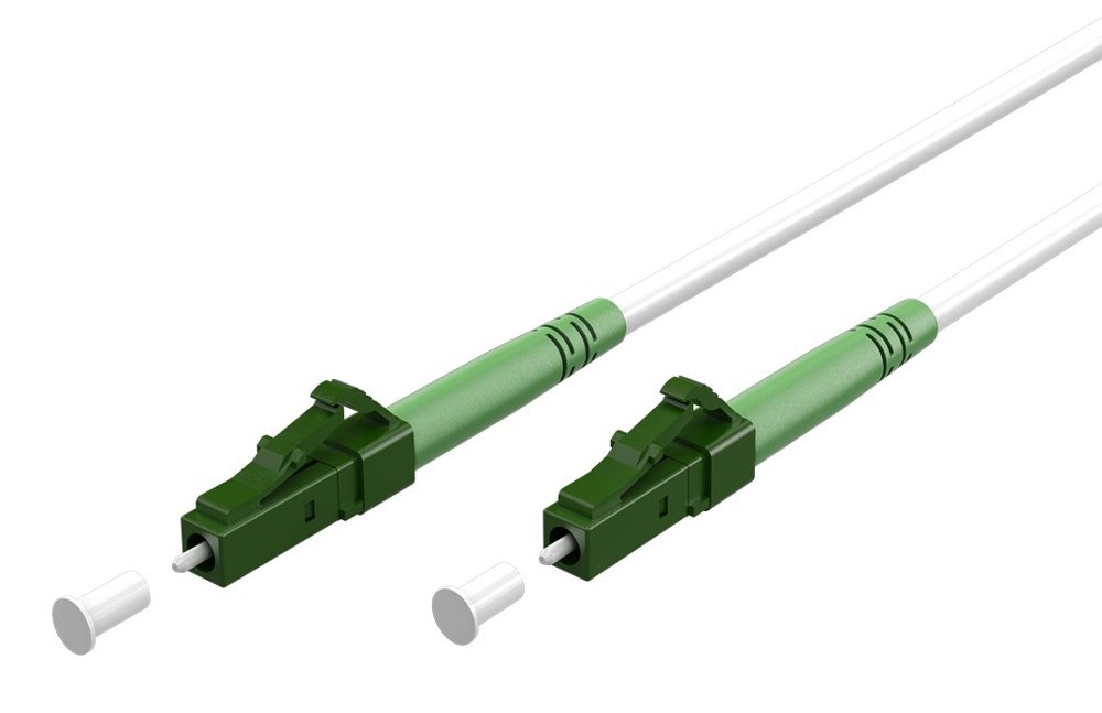 GOOBAY καλώδιο οπτικής ίνας LC-APC 59584, Singlemode OS2, 1m, λευκό