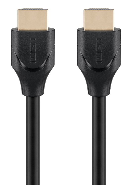 GOOBAY καλώδιο HDMI 2.1 61640, Ethernet, ARC, 8K/60Hz 48 Gbps, 2m, μαύρο - Image 2
