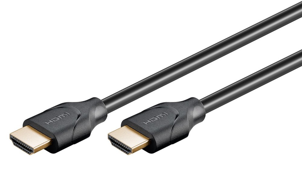GOOBAY καλώδιο HDMI 2.1 61640, Ethernet, ARC, 8K/60Hz 48 Gbps, 2m, μαύρο