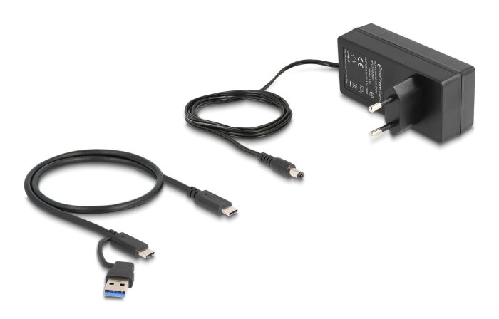 DELOCK USB hub 64248 με διακόπτες, 5x θυρών, 5Gbps, USB/USB-C σύνδεση, γκρι - Image 3