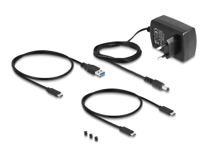 DELOCK docking station για M.2 NVMe/SATA ή 2.5"/3.5" SSD/HDD 64252, 10Gbps, clone function, μαύρο - Image 4