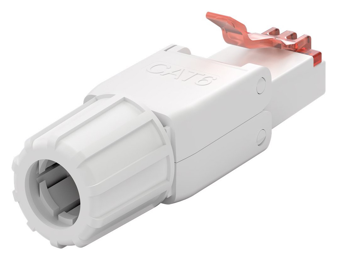 GOOBAY βύσμα RJ45 65942, CAT 6 UTP, tool-free, λευκό - Image 3