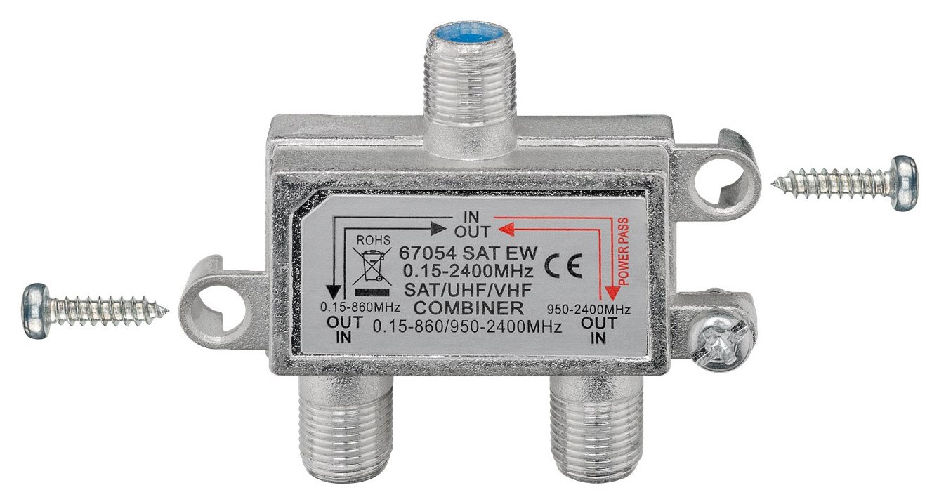 GOOBAY SAT-TV combiner 67054, 0.15 MHz - 2400MHz, 100dB - Image 3