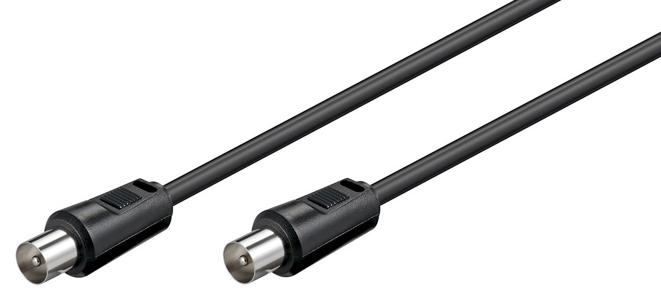 GOOBAY καλώδιο κεραίας αρσενικό 68150, <70dB, CCS, 5m, μαύρο - Image 2