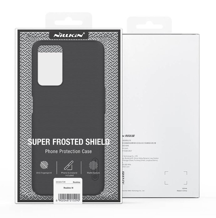 NILLKIN θήκη Super Frosted Shield για Realme 9i, μαύρη - Image 4