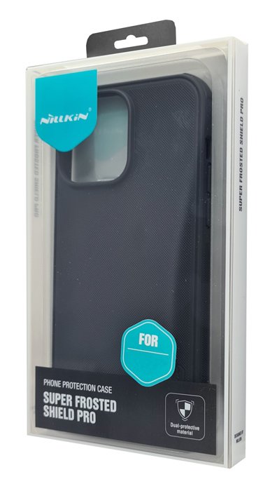 NILLKIN θήκη Super Frosted Shield Pro για Apple iPhone 14, μαύρη - Image 4