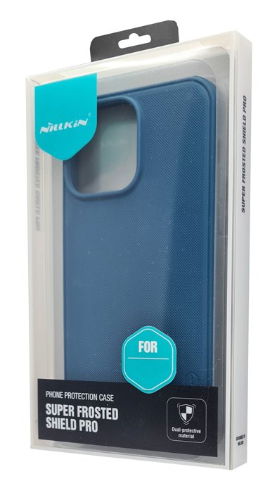 NILLKIN θήκη Super Frosted Shield Pro για Apple iPhone 14 Pro, μπλε - Image 4