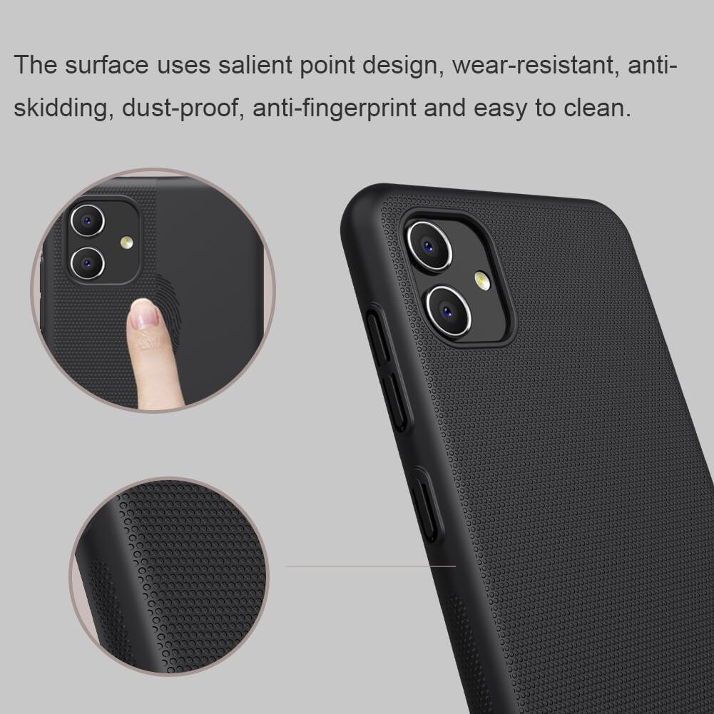 NILLKIN θήκη Super Frosted Shield για Samsung A04, μπλε - Image 2