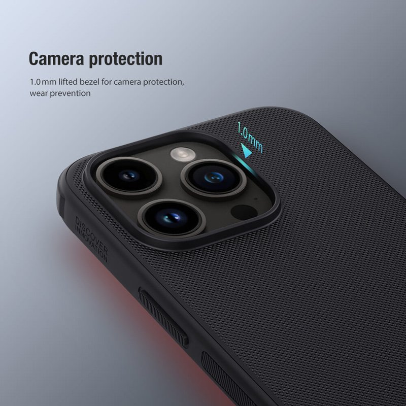 NILLKIN θήκη Super Frosted Shield Pro για iPhone 15 Pro, μαύρη - Image 2