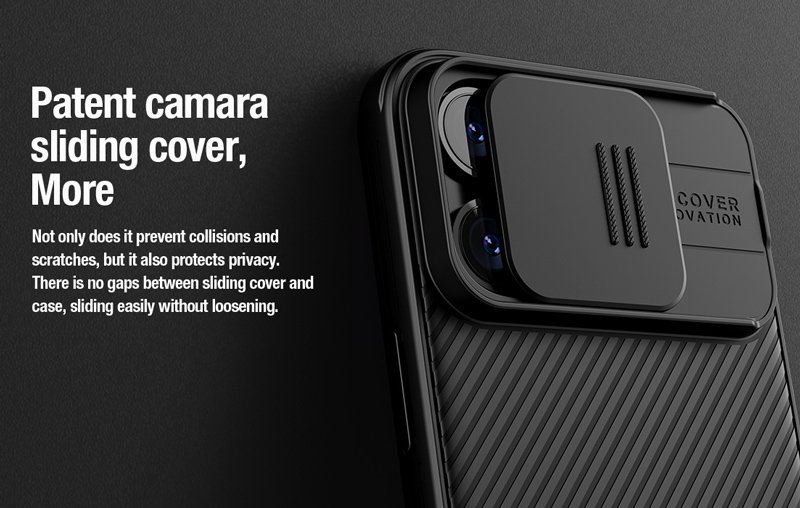 NILLKIN θήκη CamShield Pro για iPhone 15 Pro, μαύρη - Image 2