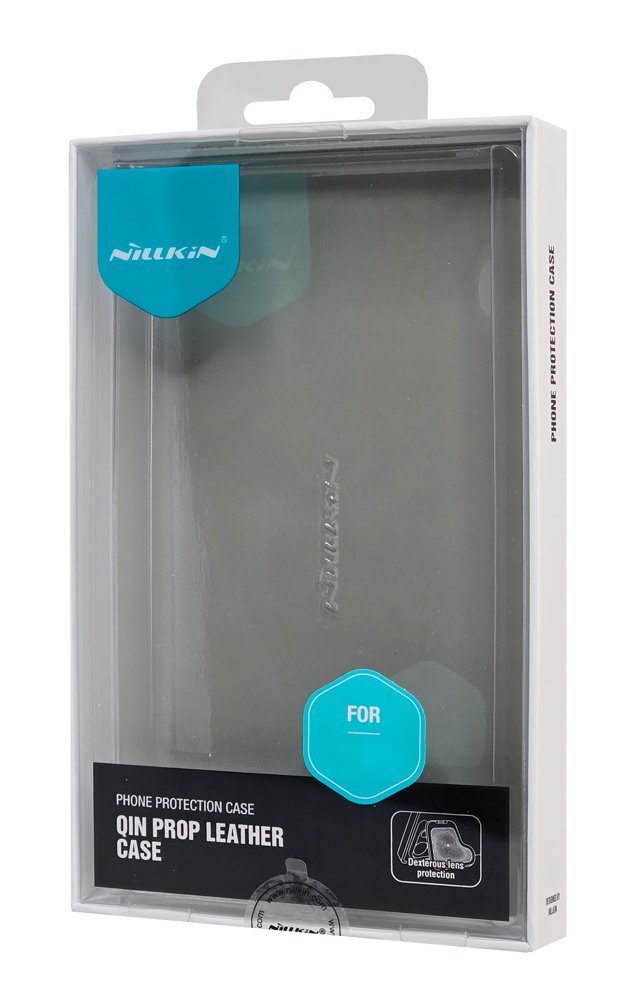 NILLKIN θήκη Qin Prop Leather για iPhone 16 Pro Max, δερμάτινη, μαύρη - Image 5