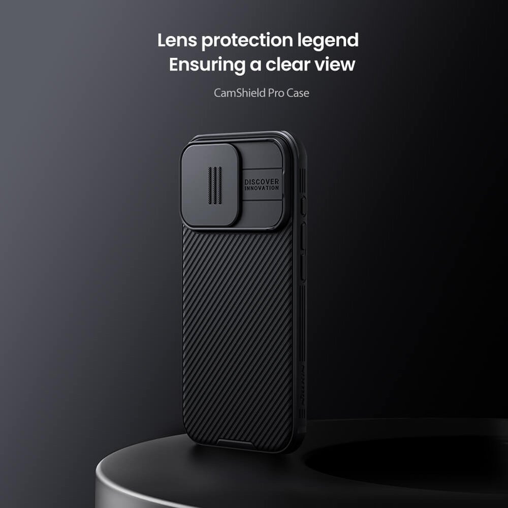 NILLKIN θήκη CamShield Pro για iPhone 16, μαύρη - Image 3