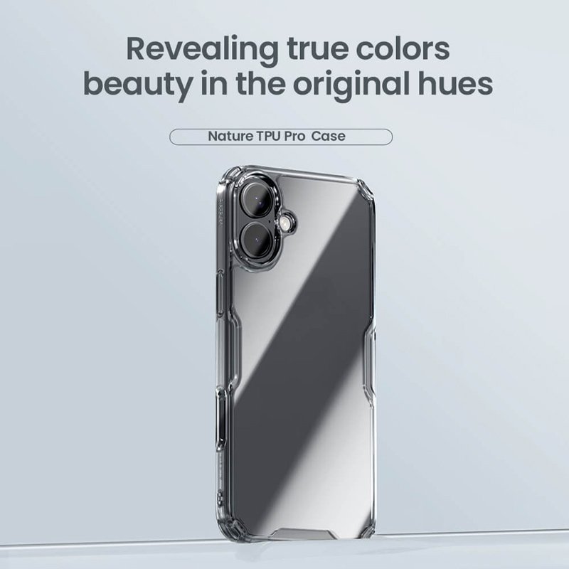 NILLKIN θήκη Nature TPU Pro για iPhone 16, διάφανη - Image 2