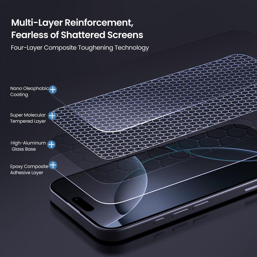 NILLKIN tempered glass 2.5D H+ Pro για Apple iPhone 16 Pro - Image 3