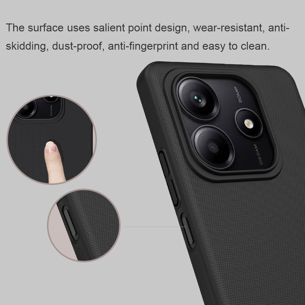 NILLKIN θήκη Super Frosted Shield για Xiaomi Redmi Note 14, μπλε - Image 3
