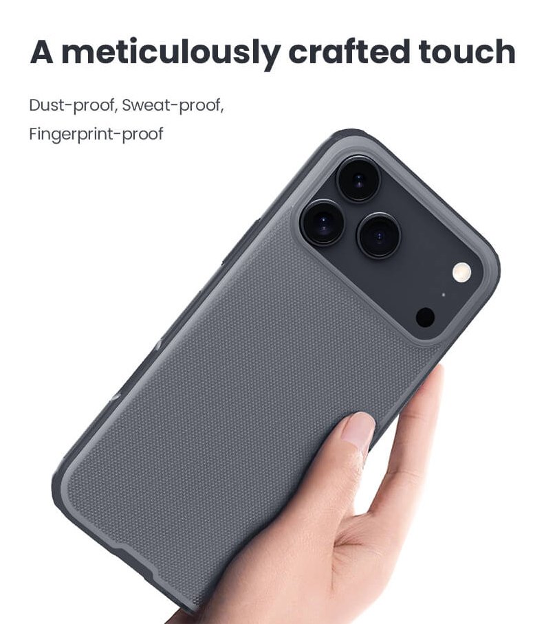 NILLKIN θήκη Super Frosted Shield Pro για Apple iPhone 17 Pro, διάφανη/μαύρη - Image 2