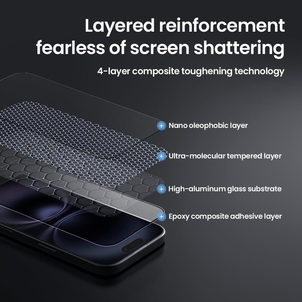 NILLKIN tempered glass 2.5D CP+ Pro για Apple iPhone 17 Pro - Image 3