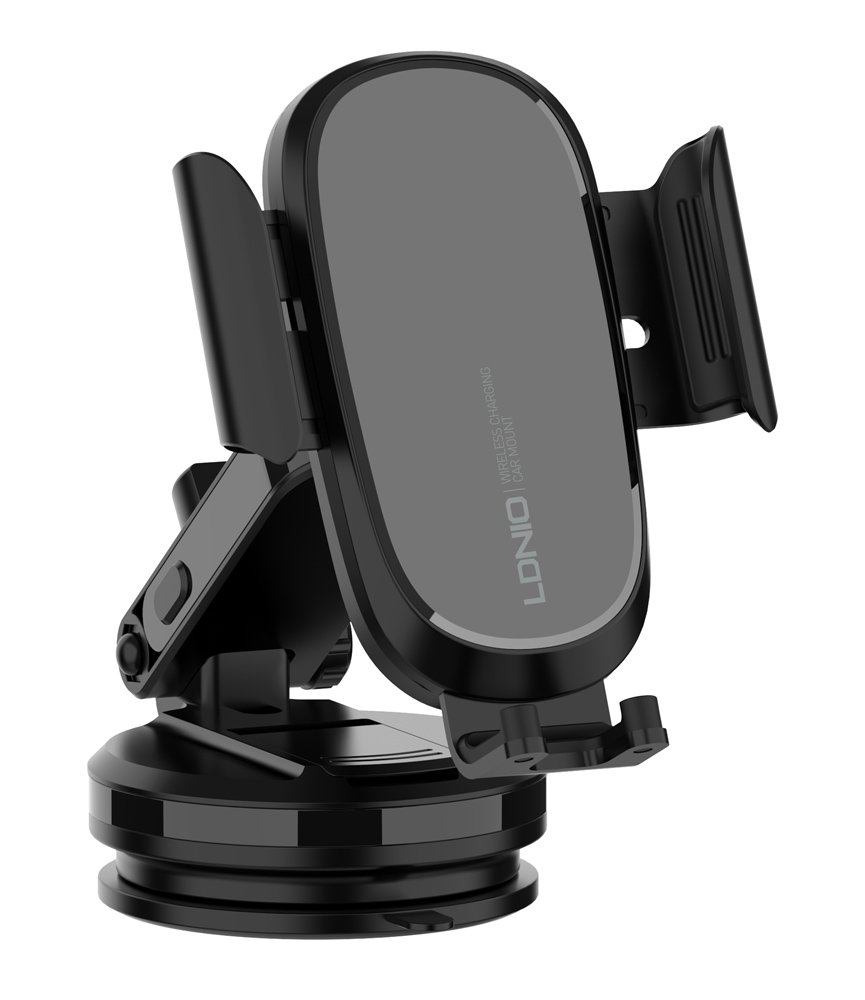 LDNIO ασύρματος φορτιστής & βάση αυτοκινήτου MW21-1, 15W, μαύρος