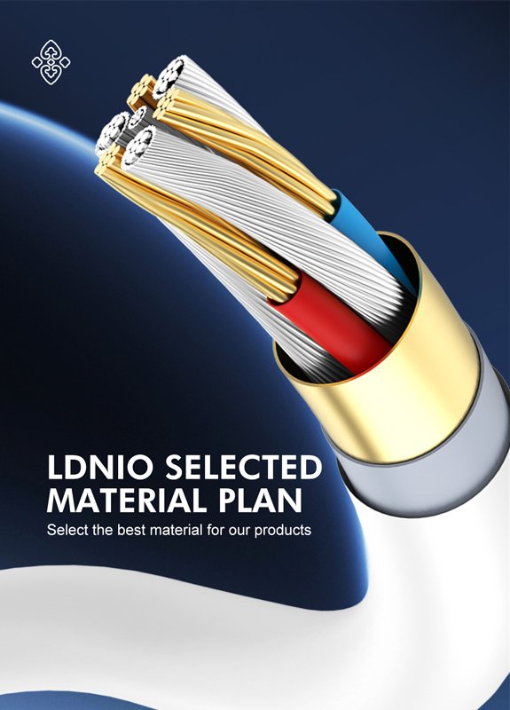 LDNIO καλώδιο Lightning σε USB-C LC812I, 30W PD, 2m, λευκό - Image 4