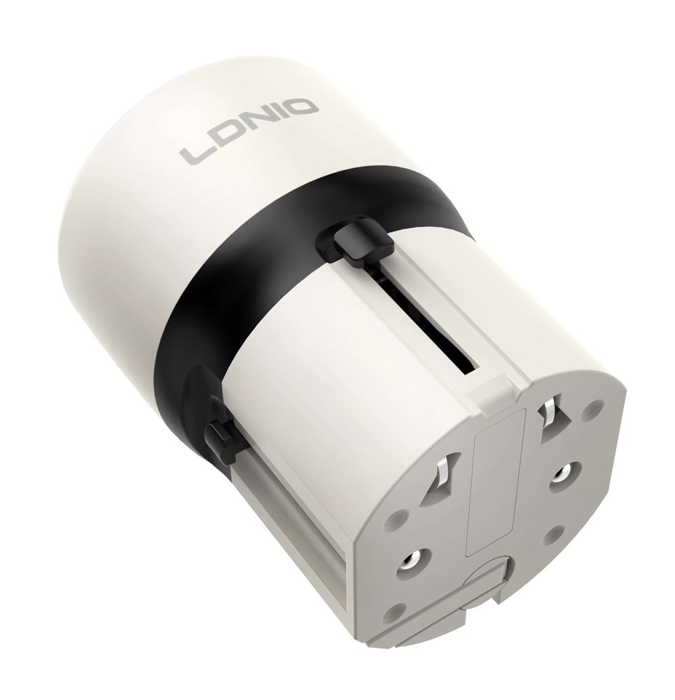 LDNIO φορτιστής τοίχου Q2319 με καλώδιο USB-C, EU/UK/US/AU βύσμα, USB/USB-C, 30W, γκρι - Image 6