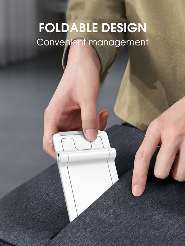 LDNIO βάση smartphone MG06, foldable, 4.7-7.2", λευκή - Image 5