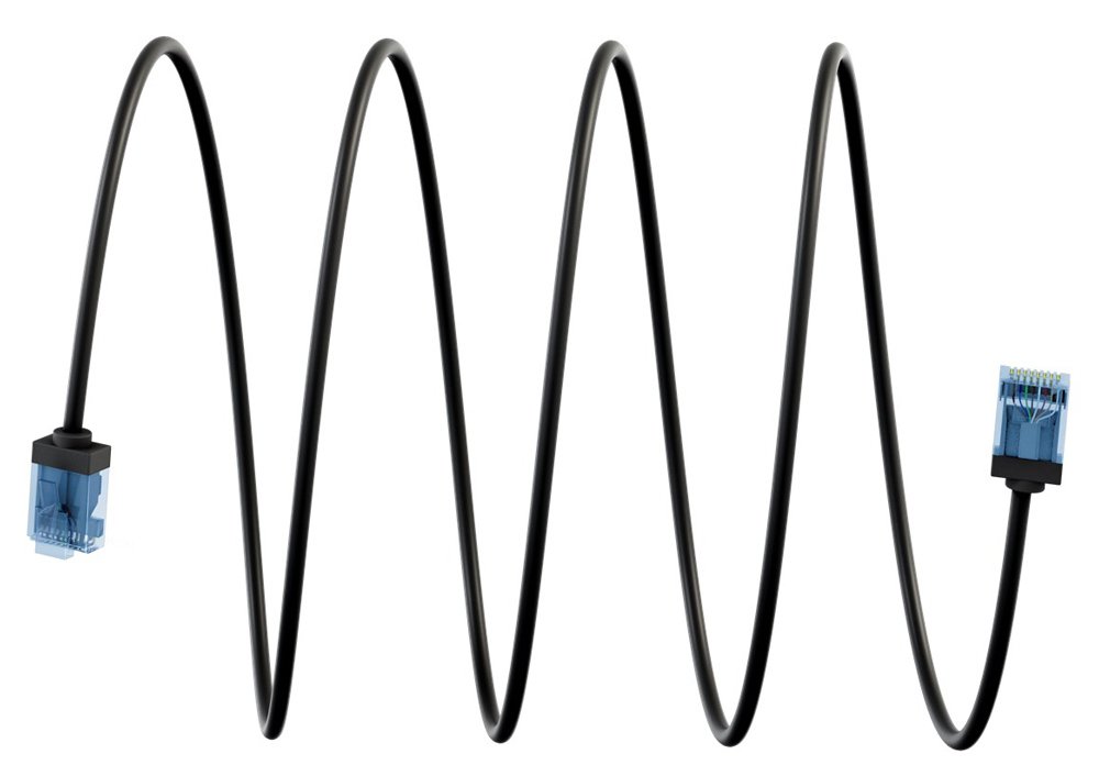 GOOBAY καλώδιο δικτύου 74233, CAT 6A U/UTP, ultra slim, copper, 500MHz, 1m, μαύρο - Image 8