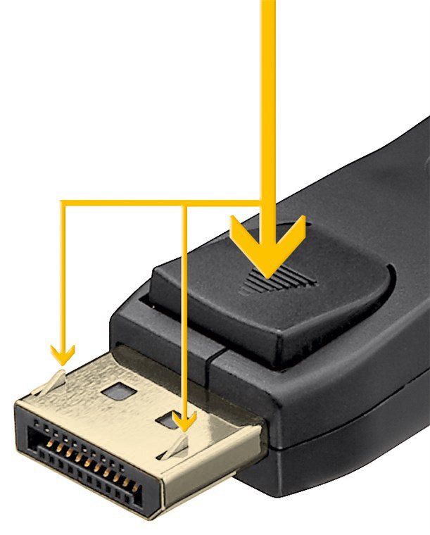 GOOBAY καλώδιο DisplayPort 74759, VESA Certified, 16K/60Hz, 80 Gbps, 1m, μαύρο - Image 2