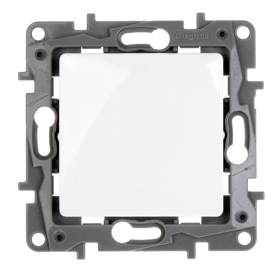 LEGRAND διακόπτης 764500, μονός, λευκός