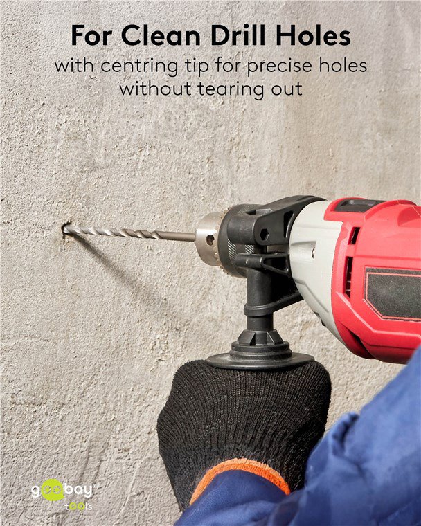 GOOBAY σετ τρυπάνια 77849 για τοίχο, χάλυβας άνθρακα/YG8, 3–10mm, κυλινδρικό, 15τμχ - Image 4