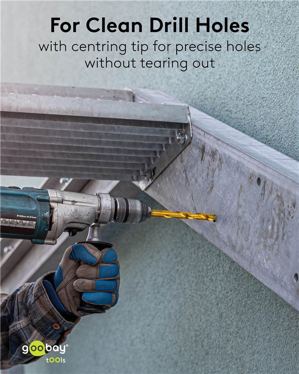 GOOBAY σετ τρυπάνια 77850 για μέταλλο, HSS, 1.5-10mm, κυλινδρικό, 15τμχ - Image 5