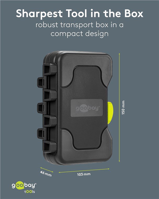 GOOBAY σετ τρυπάνια 77850 για μέταλλο, HSS, 1.5-10mm, κυλινδρικό, 15τμχ - Image 7