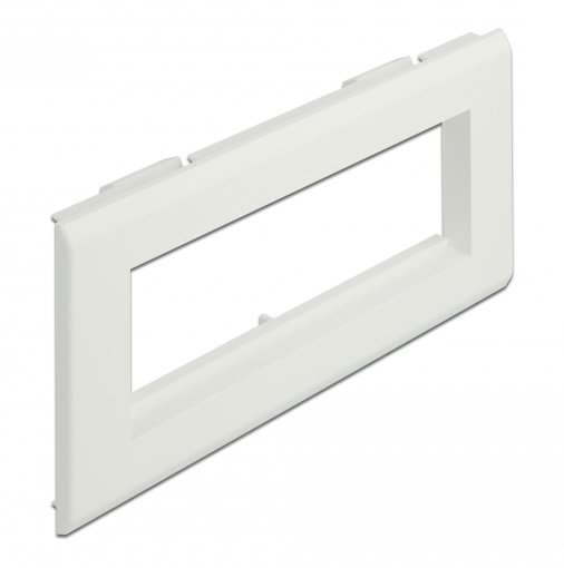 DELOCK module βάση πρίζας Easy 45 81317, 175x80mm, λευκό