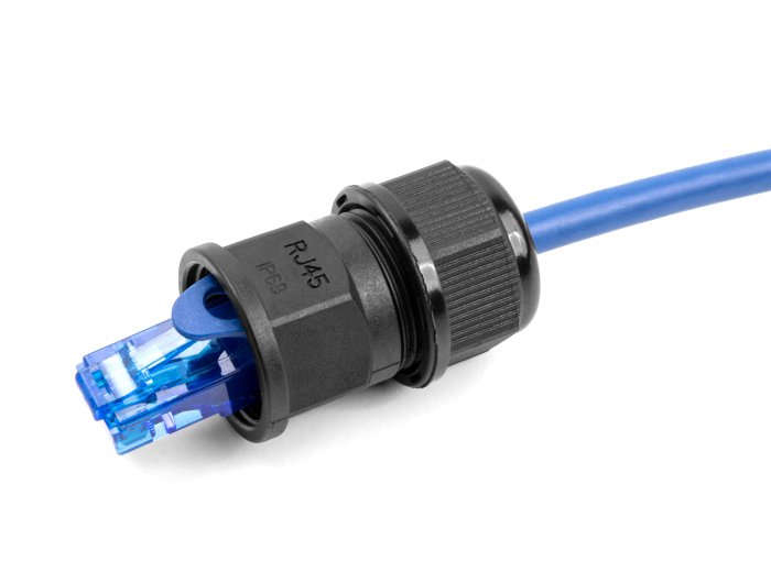 DELOCK σύνδεσμος για RJ45 86995, αδιάβροχος IP67, μαύρος - Image 2