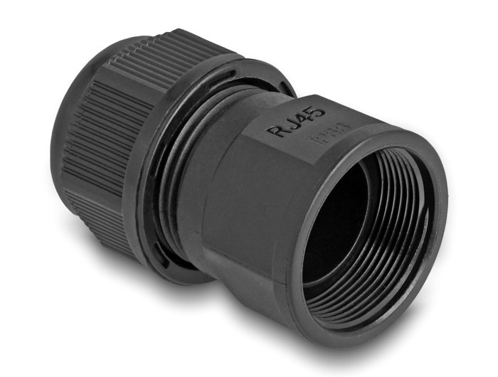DELOCK σύνδεσμος για RJ45 86995, αδιάβροχος IP67, μαύρος - Image 3