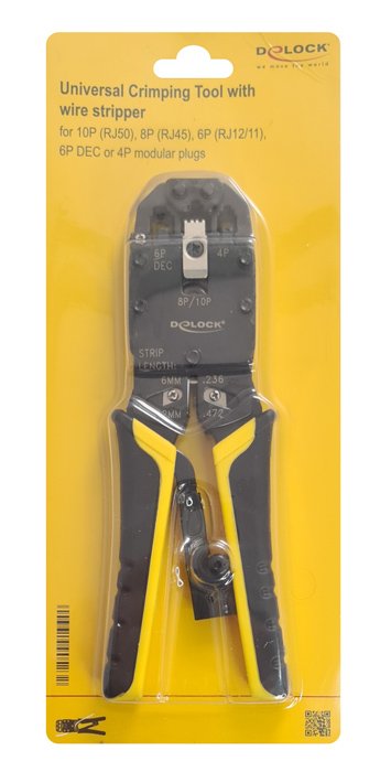 DELOCK πρέσα ακροδεκτών 90523 για καλώδια δικτύου RJ50/RJ45/RJ12/RJ11 - Image 4